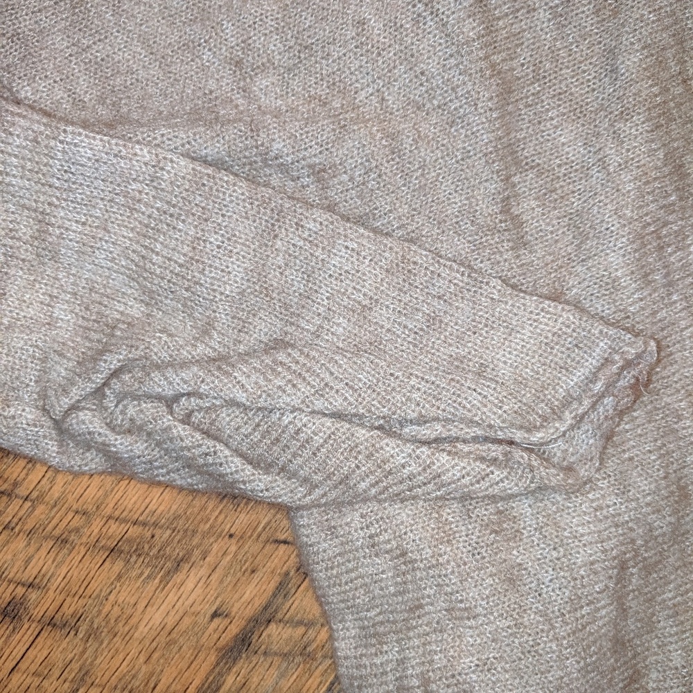 FREE PEOPLE SADIE WOOL BLEND V-NECK SWEATER - Picture 8 of 8